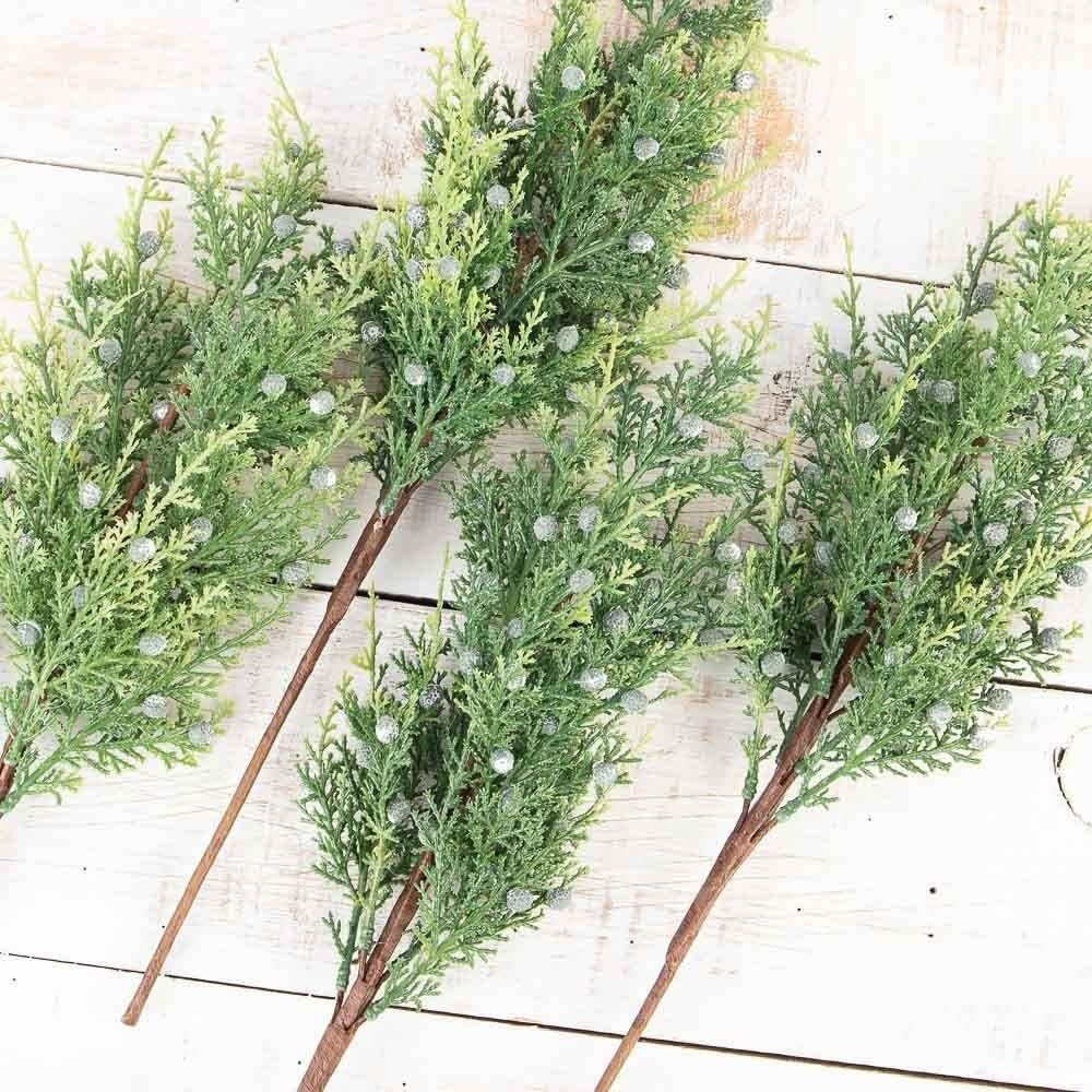 Factory Direct Craft Set of 4 Artificial Juniper Cedar Sprays with Berries for Christmas and Wint... | Amazon (US)
