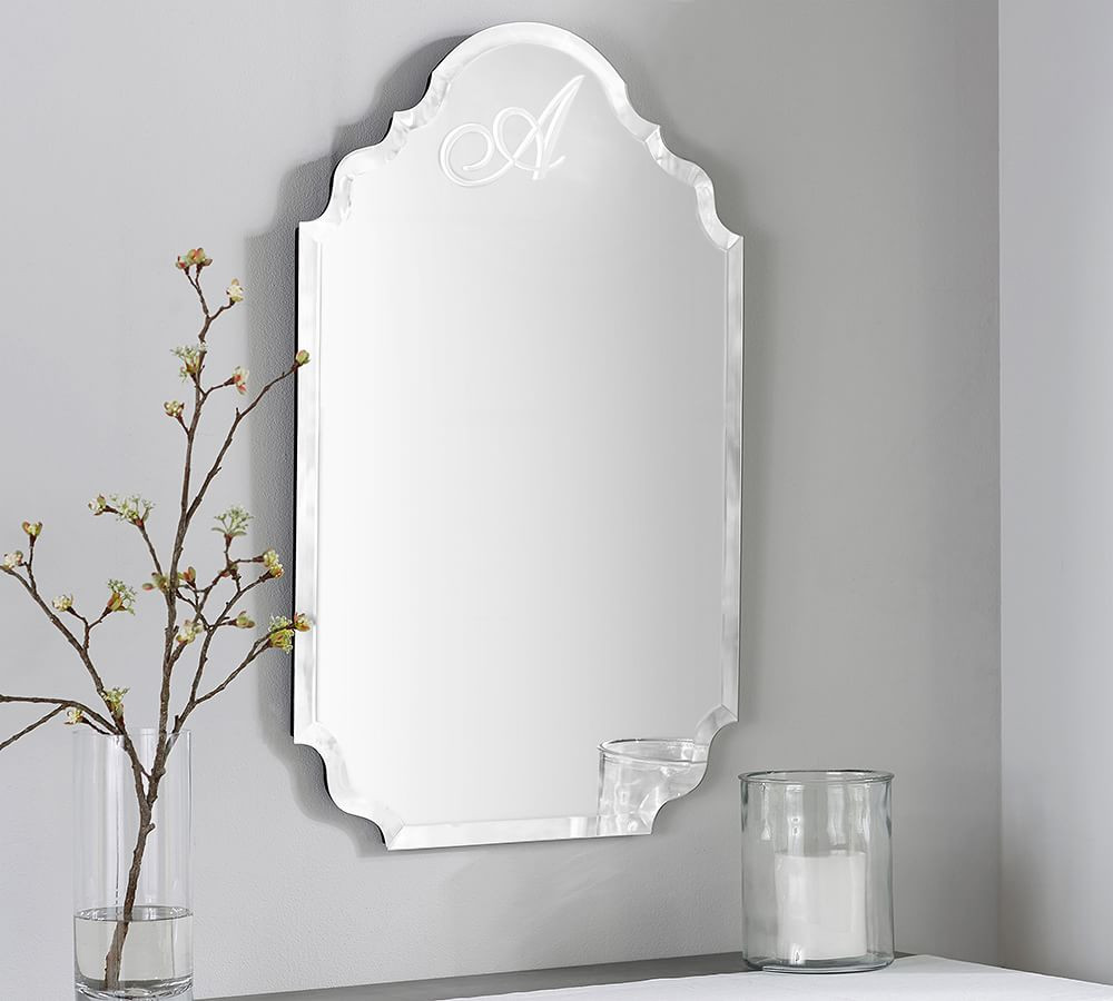 Scarlett Monogram Wall Mirror | Pottery Barn (US)