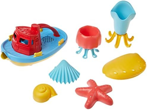 Green Toys Tide Pool - Tug Boat Set | Amazon (US)