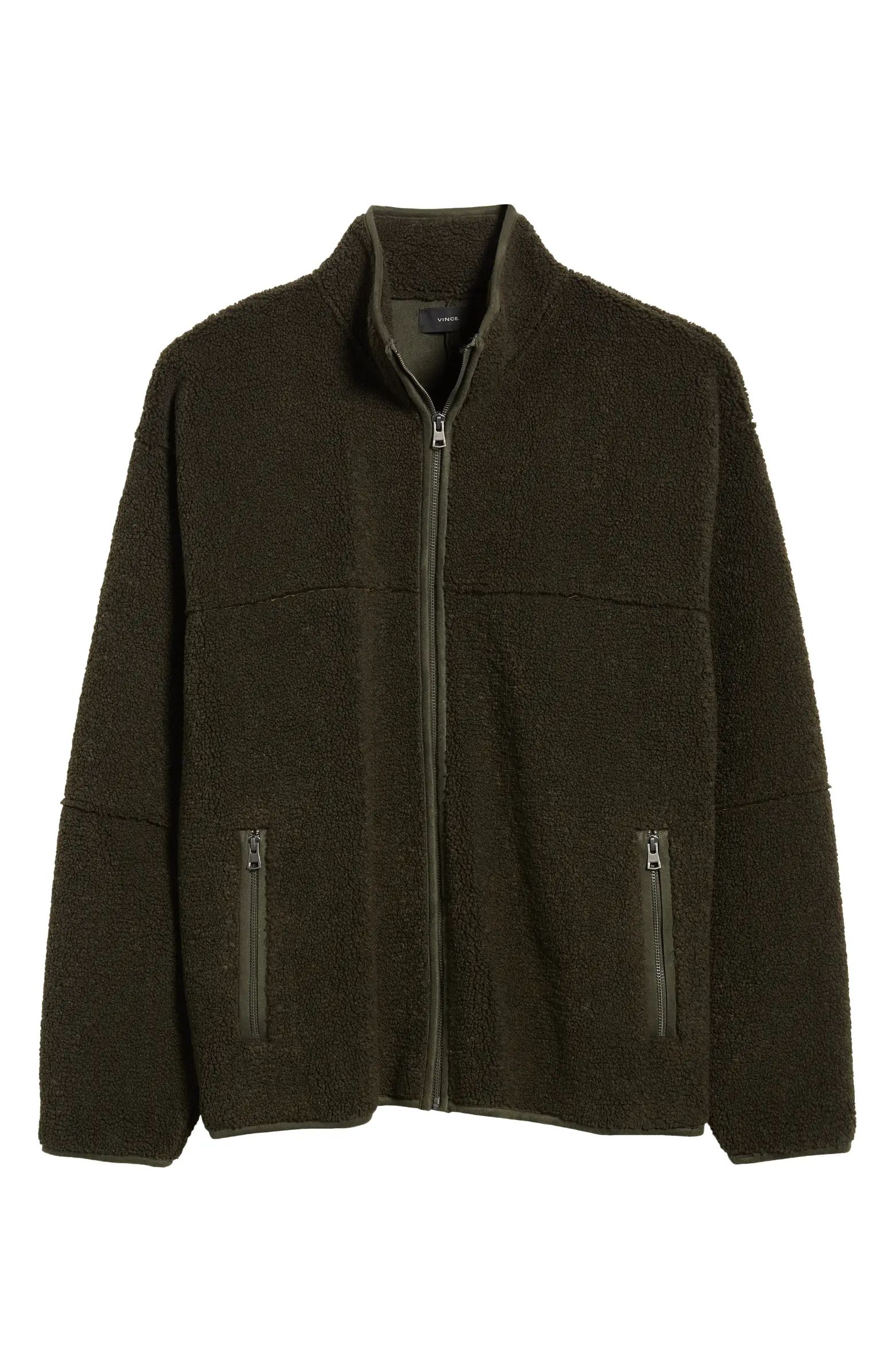 Vince High Pile Fleece Jacket | Nordstrom | Nordstrom
