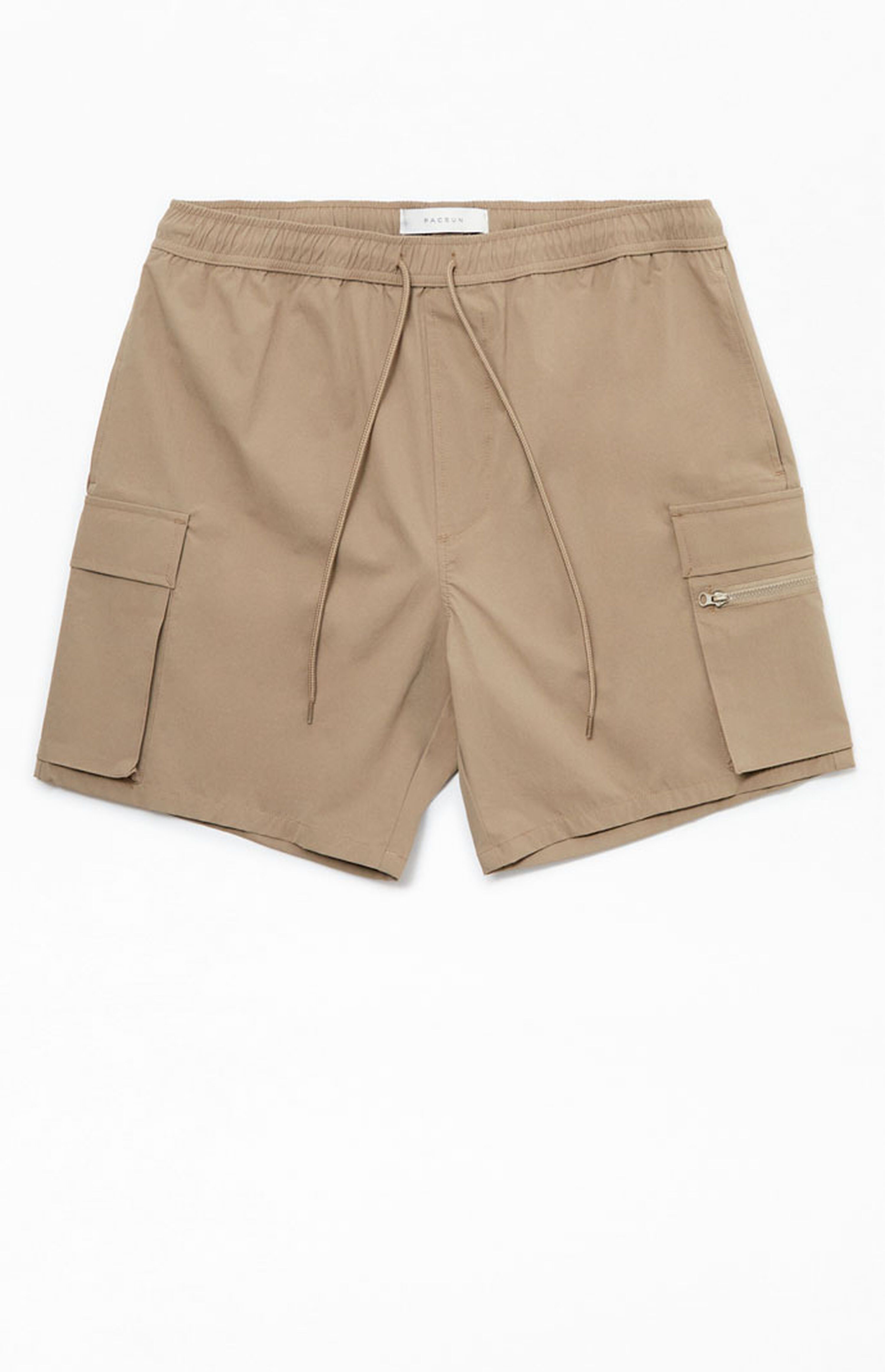 PacSun Brown Stretch Cargo Shorts | PacSun