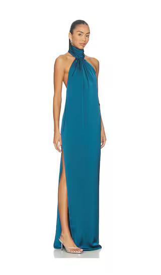 x REVOLVE Sidrit Gown in Teal | Revolve Clothing (Global)