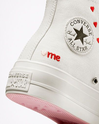 Chuck Taylor All Star Lift Platform Embroidered Hearts | Converse (US)