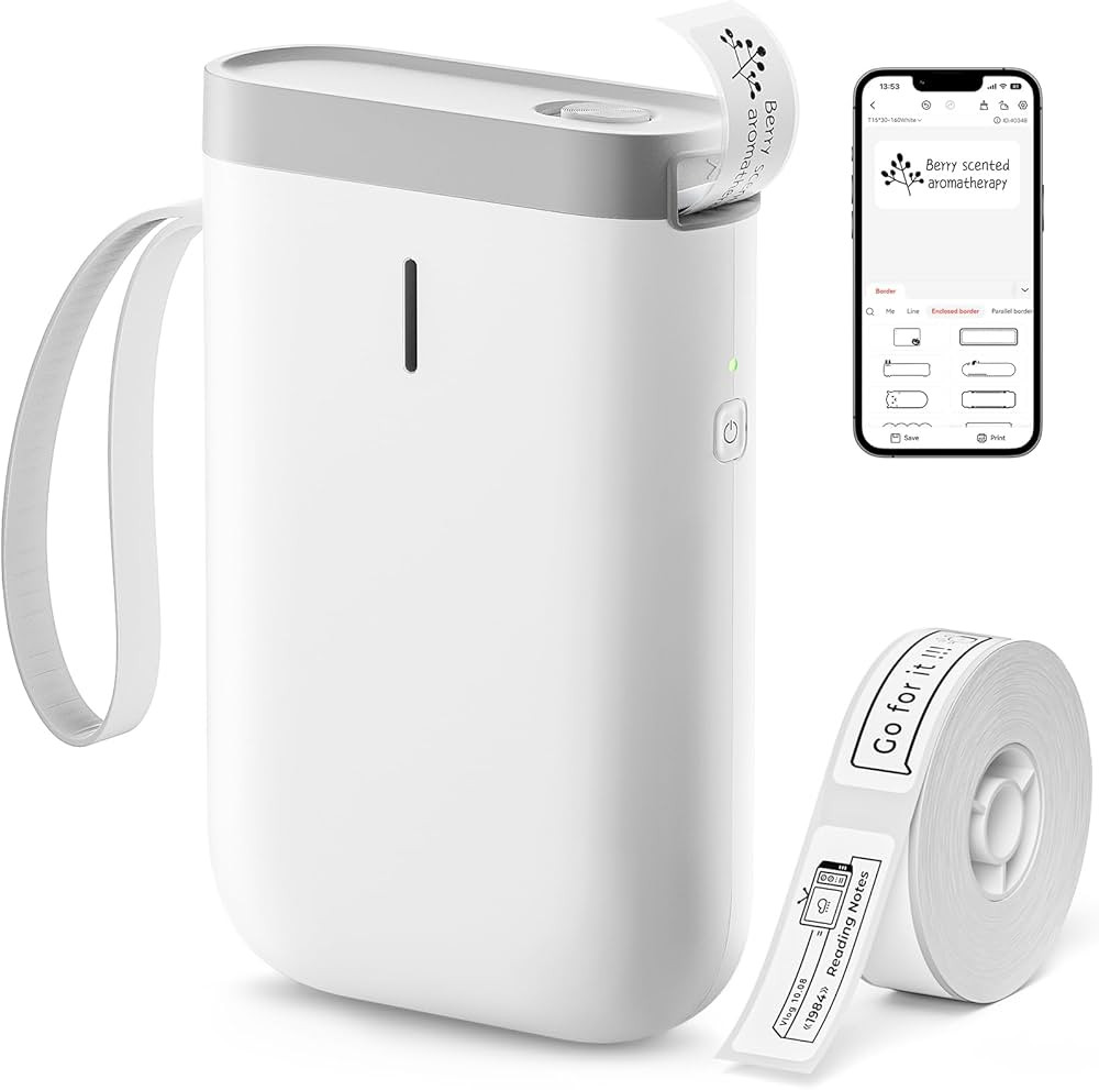 NIIMBOT Label Maker Machine D11 Label Printer Tape Included Portable Wireless Connection Multiple... | Amazon (US)