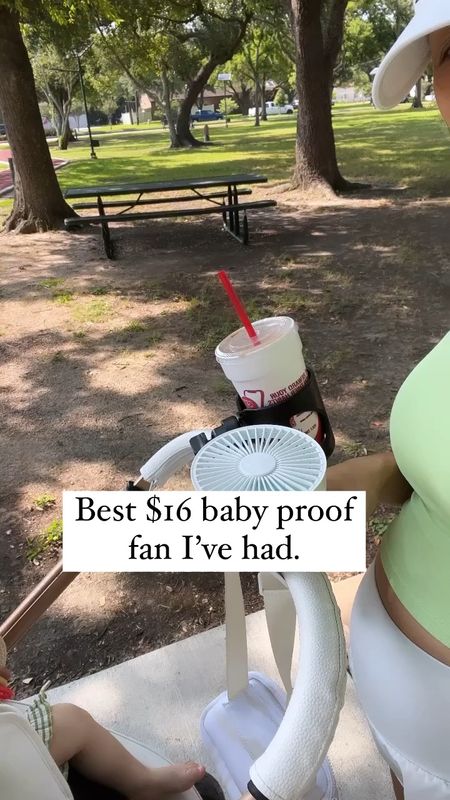 Best fan for stroller and for the summer. Baby proof. Has been dropped multiple times by my baby who loves to play with it and still works. Amazon find 

#LTKfit #LTKFind #LTKbaby