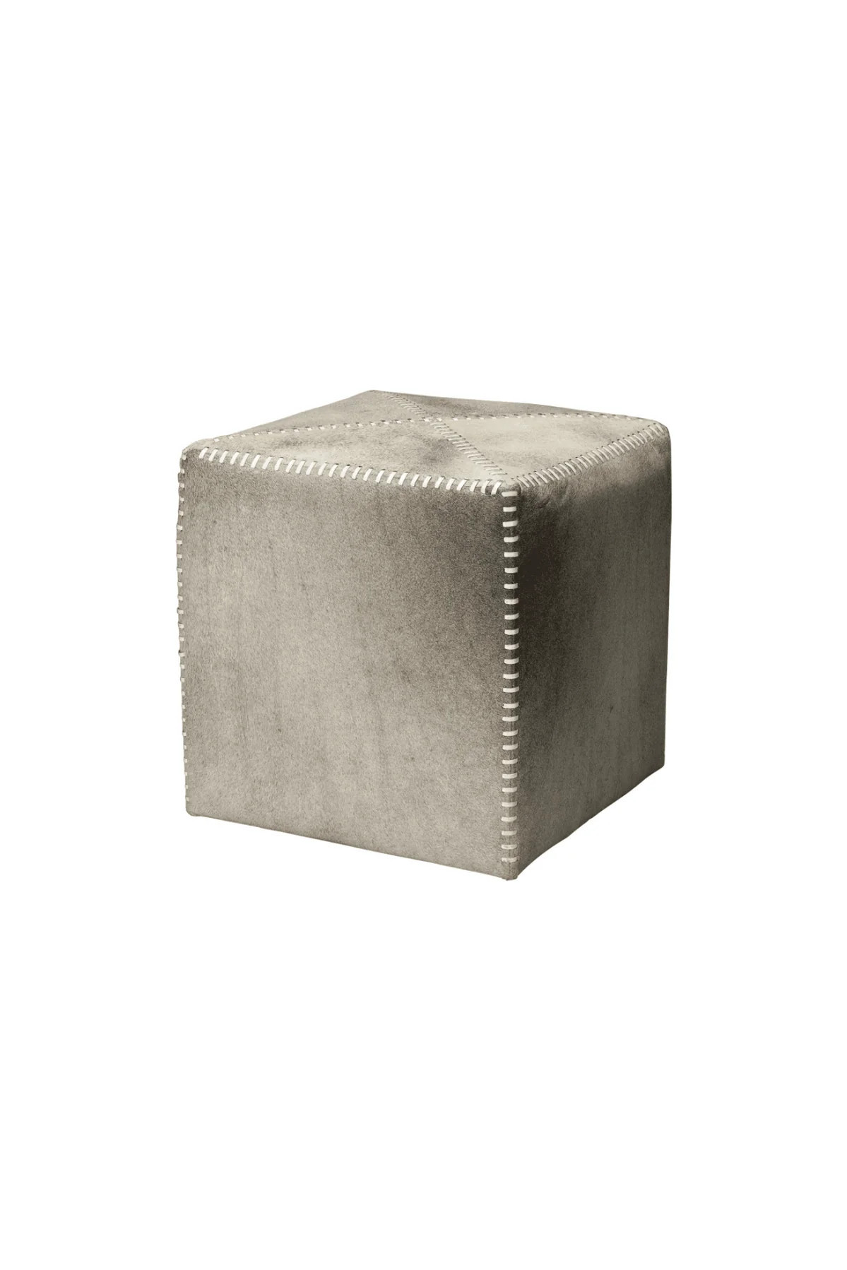 Miles Leather Ottoman - Small | THELIFESTYLEDCO
