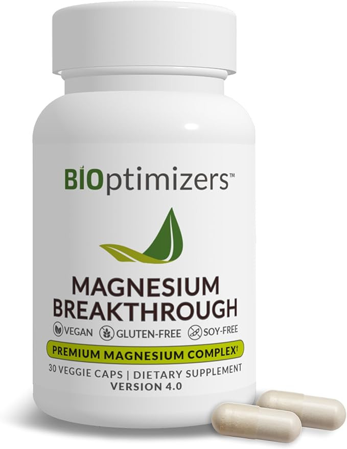 BIOptimizers Magnesium Breakthrough Supplement 4.0-7 Forms of Mg: Glycinate, Malate, Citrate, and... | Amazon (US)