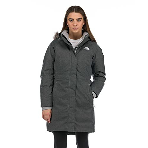 THE NORTH FACE Women’s Jump Down Parka, TNF Medium Grey Heather, Small | Amazon (US)