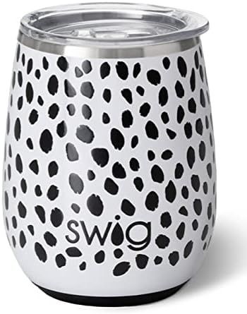 Swig Life 14oz Insulated Wine Tumbler with Lid | 40+ Pattern Options | Dishwasher Safe, Holds 2 G... | Amazon (US)