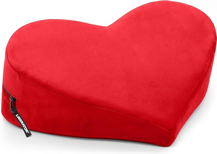 Liberator Heart Wedge Sensual Positioning Pillow - Microvelvet Red, (14088) | Amazon (US)