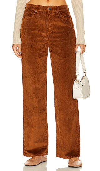 Logan Corduroy Pant in Gold | Revolve Clothing (Global)