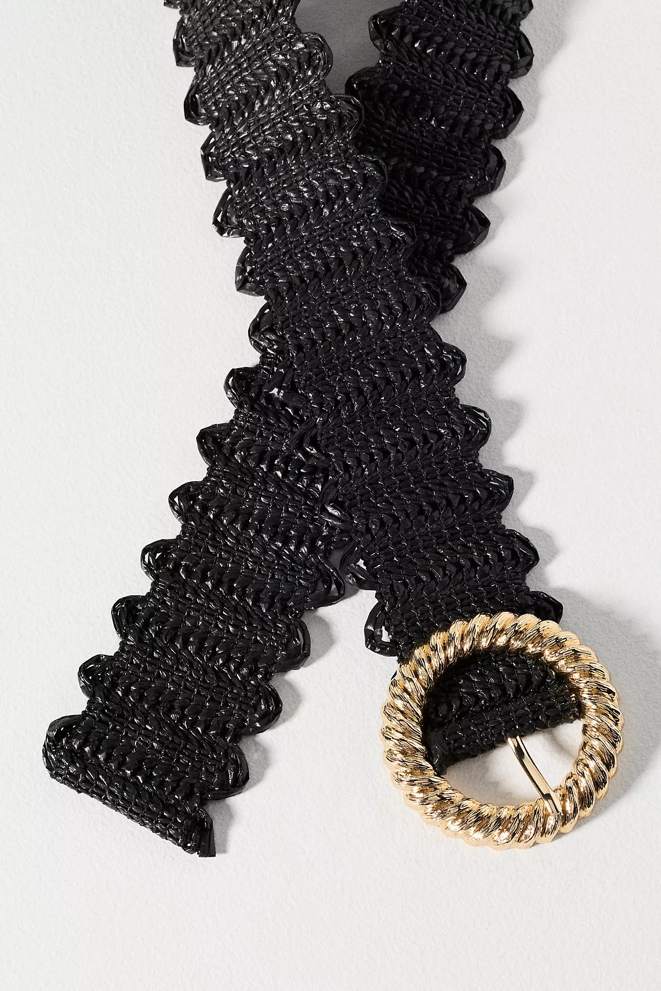 Stretch Shimmer Raffia Belt | Anthropologie (US)