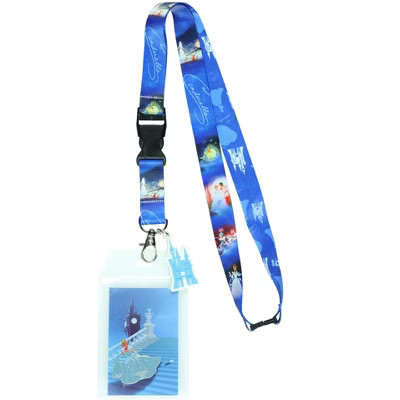 Disney Princess Cinderella Breakaway Lanyard ID Badge Holder 2" Rubber Charm | Target