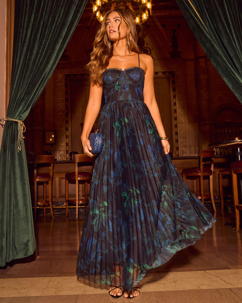 Afterglow Guest Pleated Maxi Dress | VICI