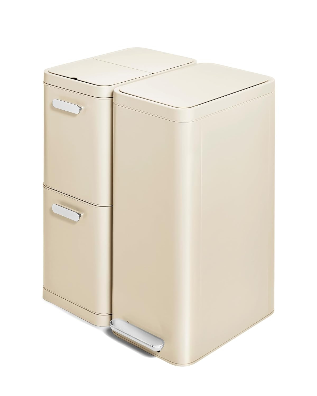 Caraway 13 Gallon Slim Trash Can and 2-Drawer Recycling Bin Duo | Amazon (US)