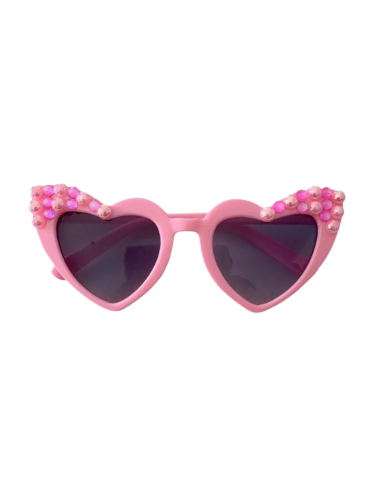 Pink Gems Anna Heart Sunglasses | Danrie