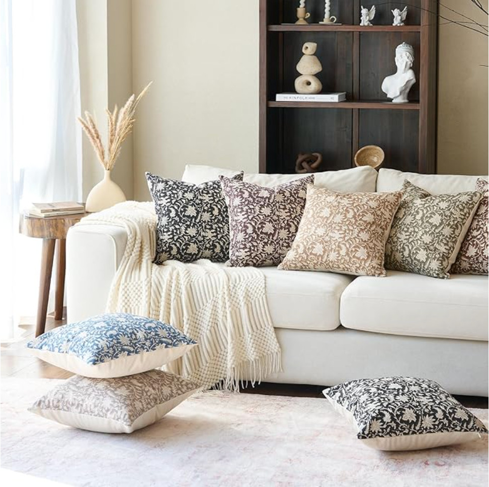 Amazon Prime Day Deals, Amazon pillows, Amazon Home, Home decor finds, block print pillow covers, farmhouse pillows, floral pillow covers, linen pillow covers, cotton pillow covers, throw pillows, pillow covers, neutral throw pillows, spring home decor, floral pillows, solid pillows, striped pillows  

 

#LTKHome #LTKSaleAlert #LTKFindsUnder50