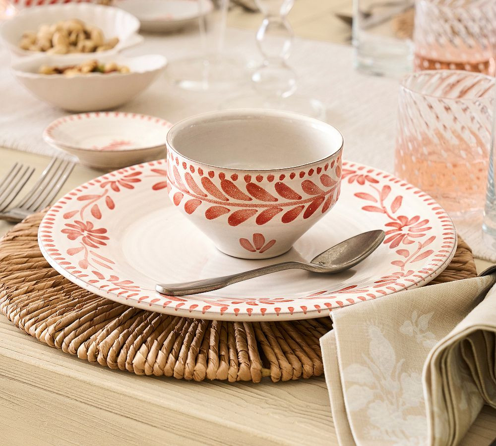 Terracotta Hand Painted Dip Bowls - Set of 4 | Pottery Barn (US)