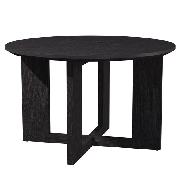 Better Homes & Gardens 47" Steele Round Dining Table, Tabacco Oak in Melamine Finish, Kitchen & D... | Walmart (US)