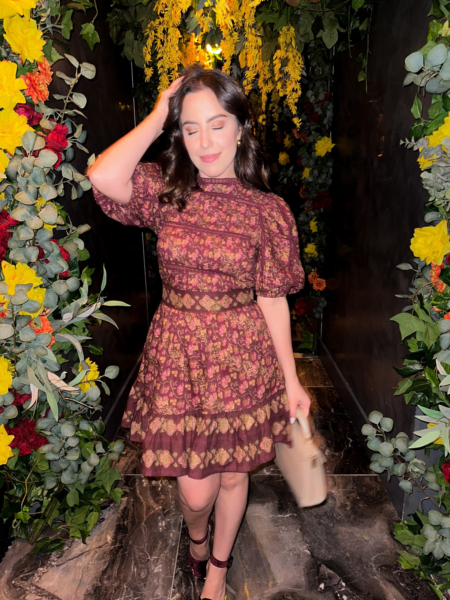 The perfect fall mini dress! Would also look super cute with boots. Runs small!

Linked similar velvet platform heels!



#LTKCon #LTKitbag #LTKstyletip