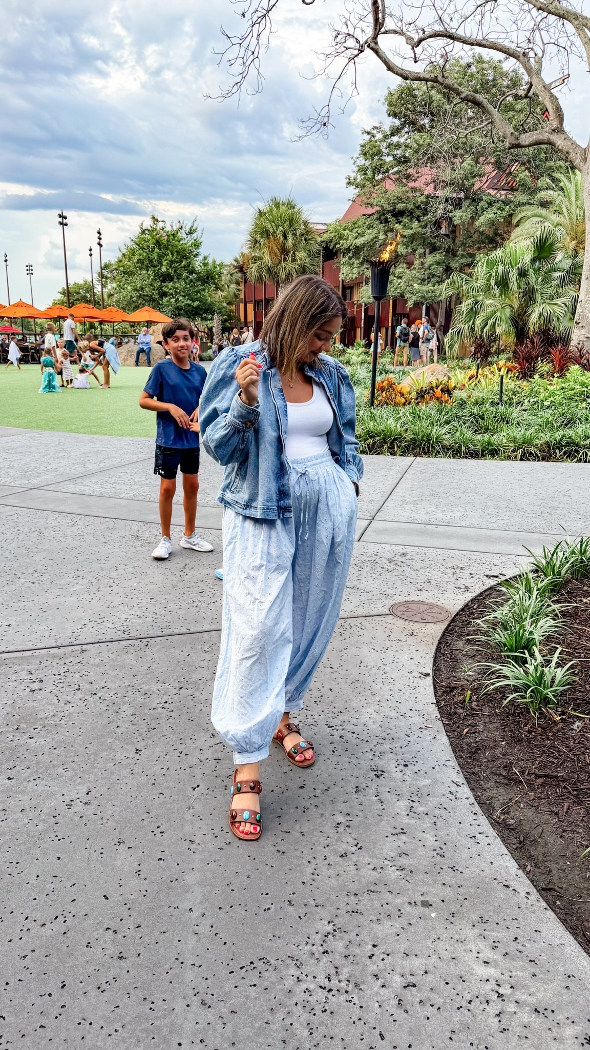 Wearing my true  size in everything. Walmart denim jacket! I’m wearing my true size medium and it has a loose over sized fit!

#LTKgrwm #LTKootd #LTKmomlife