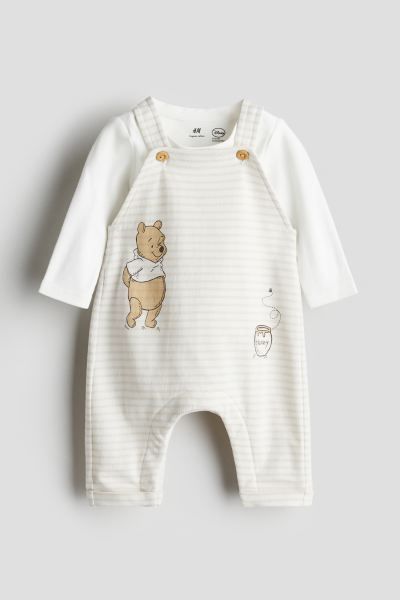 2-piece Cotton Set - White/Winnie the Pooh - Kids | H&M US | H&M (US + CA)