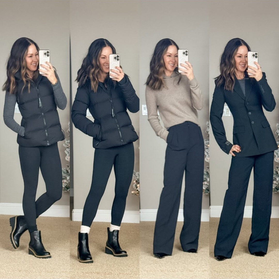 Aritzia Winter Fashion Sale

For reference: I'm 5'1", 109lbs
Everything is unaltered
Puffer vest - XS in black
Puffer Jacket XS in black
Trousers 0 reg, I need 0 short Wool sweater XS
Cashmere hoodie Small
Blazer 0

Winter sale  sale alert  aritzia  sales  winter outfits  post holiday sales  winter fashion  puffer vests  puffer jacket  leggings  all black outfit  snug vest  winter long sleeves  EverydayHolly

#LTKSaleAlert #LTKStyleTip #LTKOver40