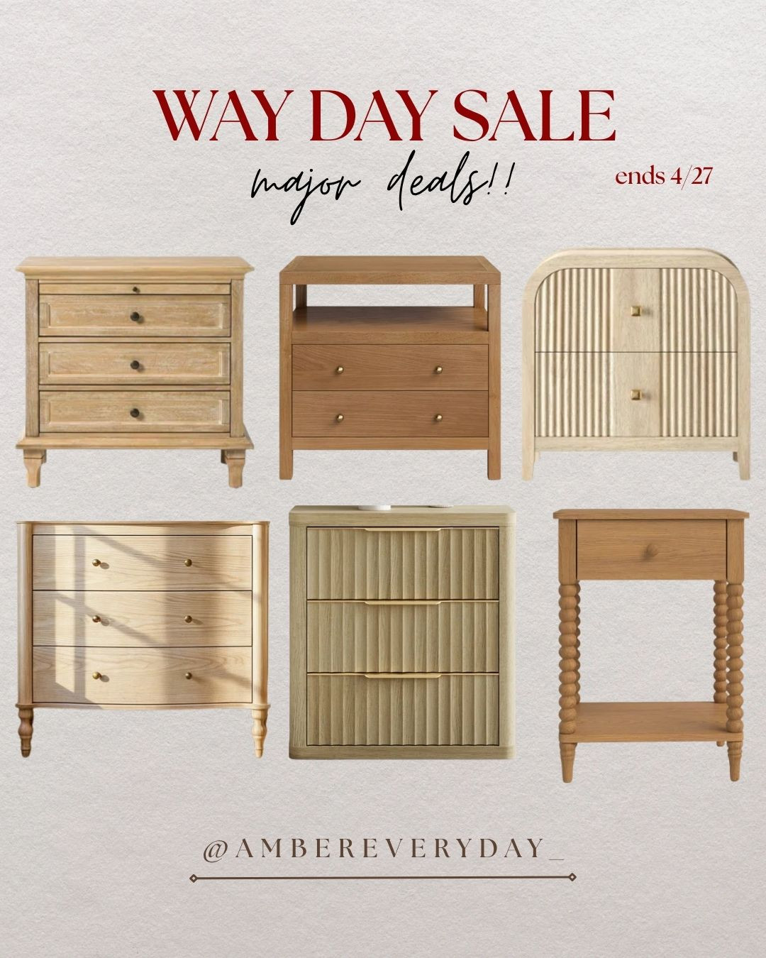 Way Day Sale ends tonight! 💓 sooo many good deals! Here are my favorite nightstands 🫶🏽 #wayfair #nightstands #bedroominspo

#LTKSaleAlert #LTKHome