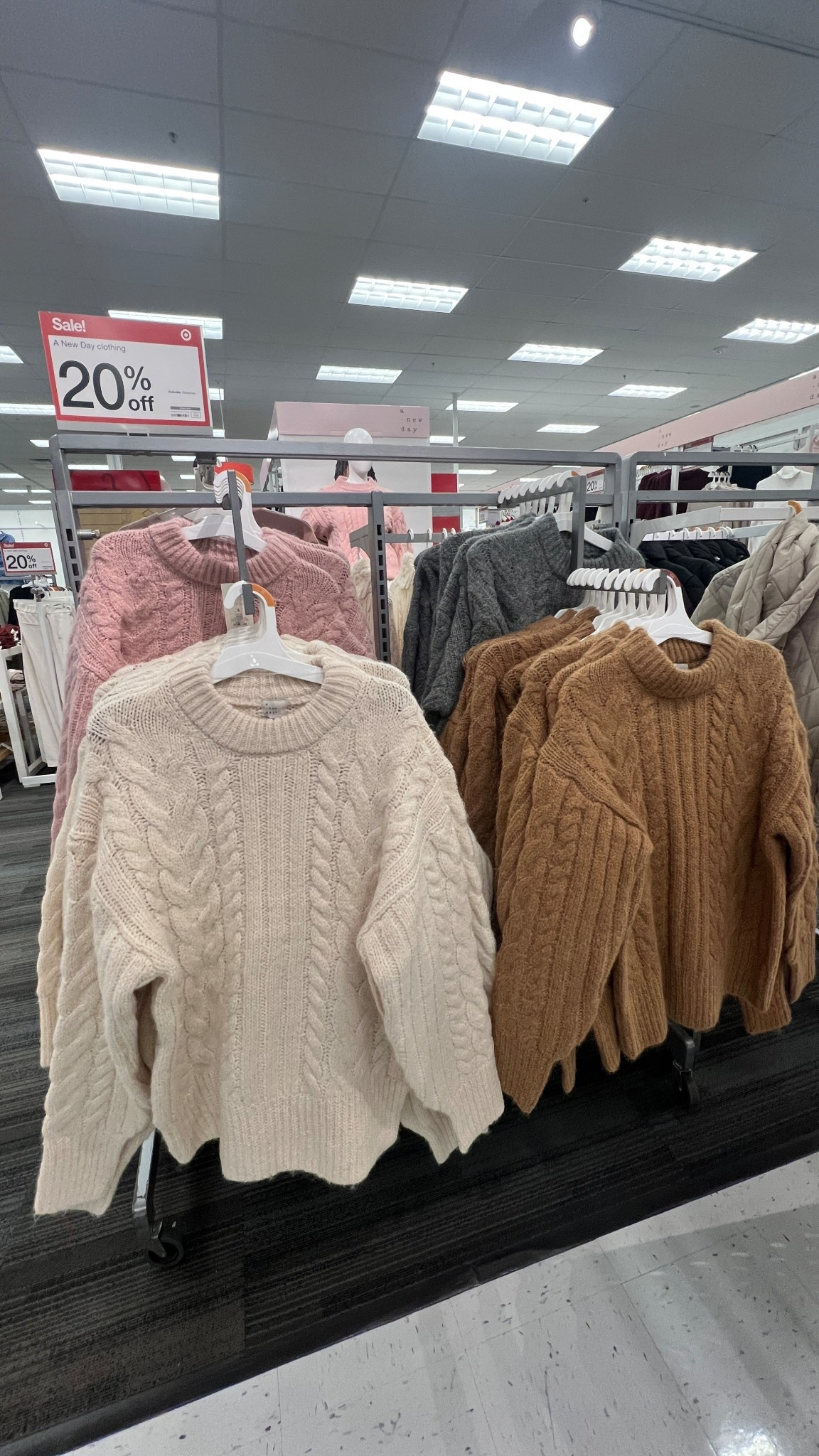 20% off Sale at Target 

Women's Cabled Sweater - A New Day™

#LTKMidsize #LTKSaleAlert #LTKStyleTip