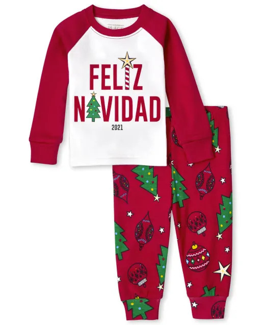 Unisex Baby And Toddler Matching Family Christmas Long Sleeve Feliz Navidad Snug Fit Cotton Pajam... | The Children's Place