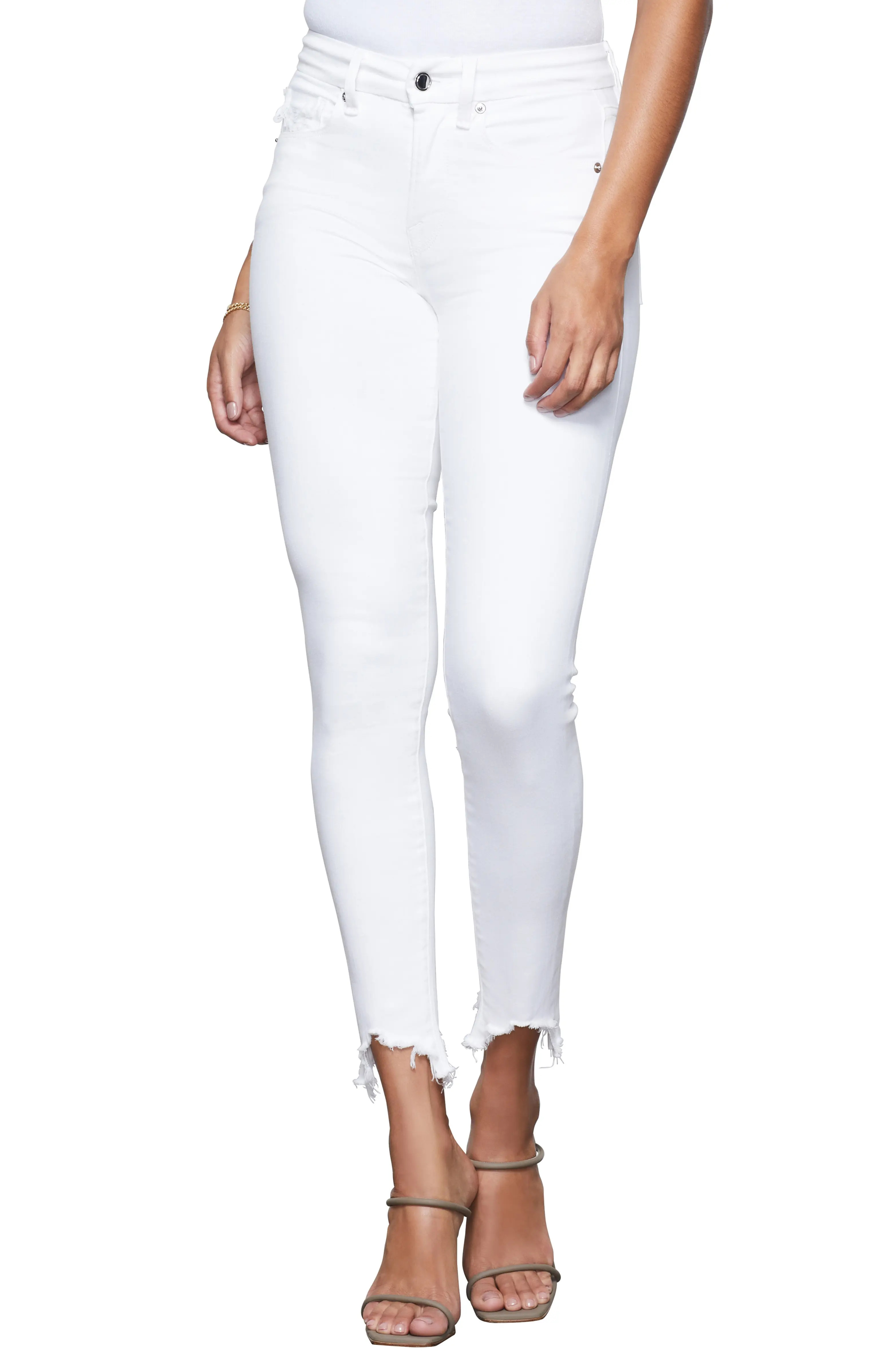 Good Legs High Waist Shark Bite Hem Skinny Jeans | Nordstrom