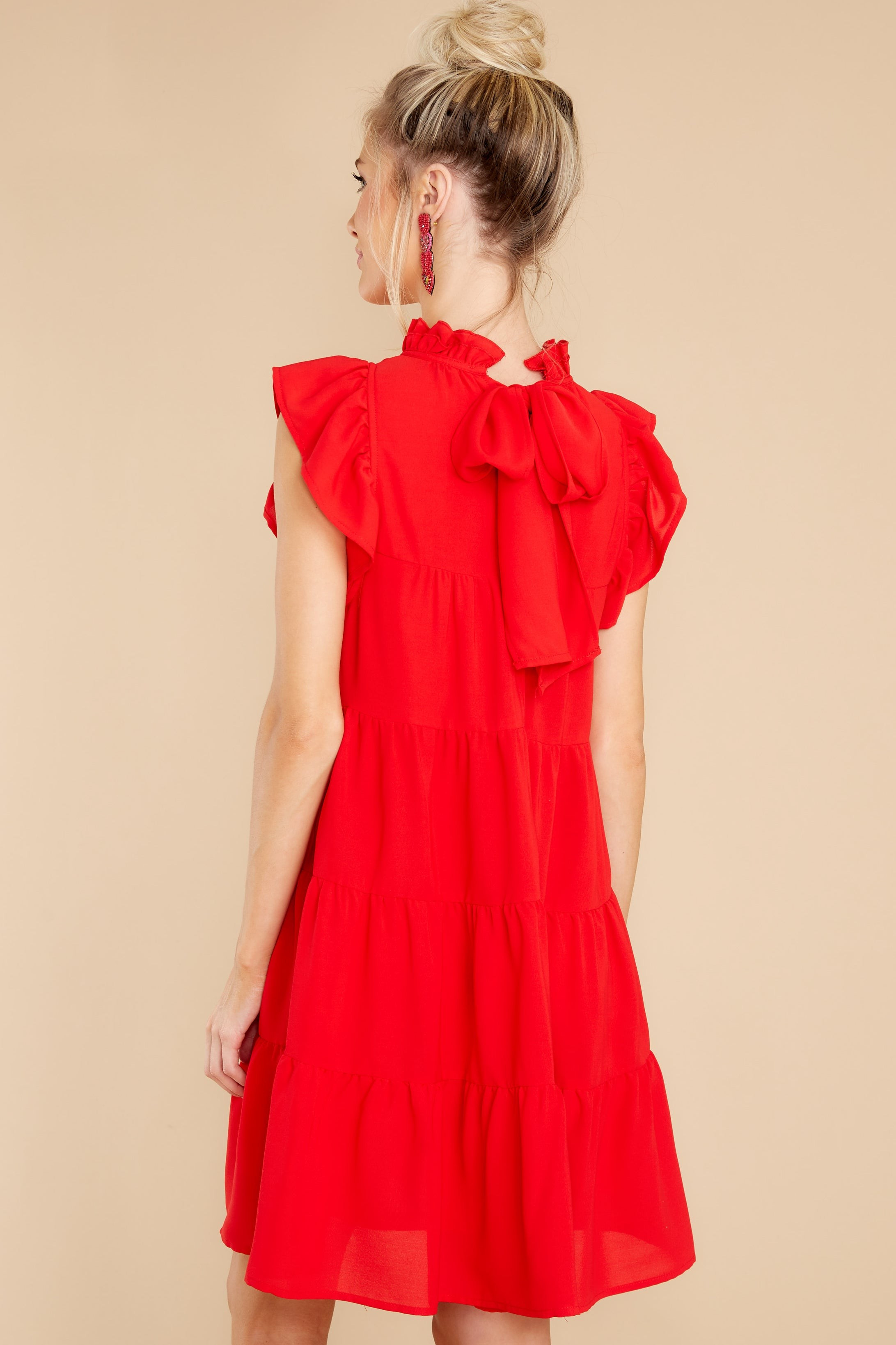 In A Heartbeat Red Mini Dress | Red Dress 