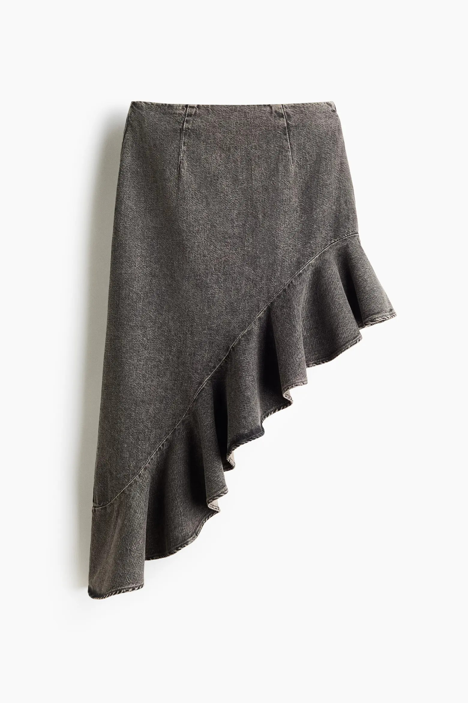 H&M Asymmetric Denim Skirt (Women) | Nordstrom | Nordstrom