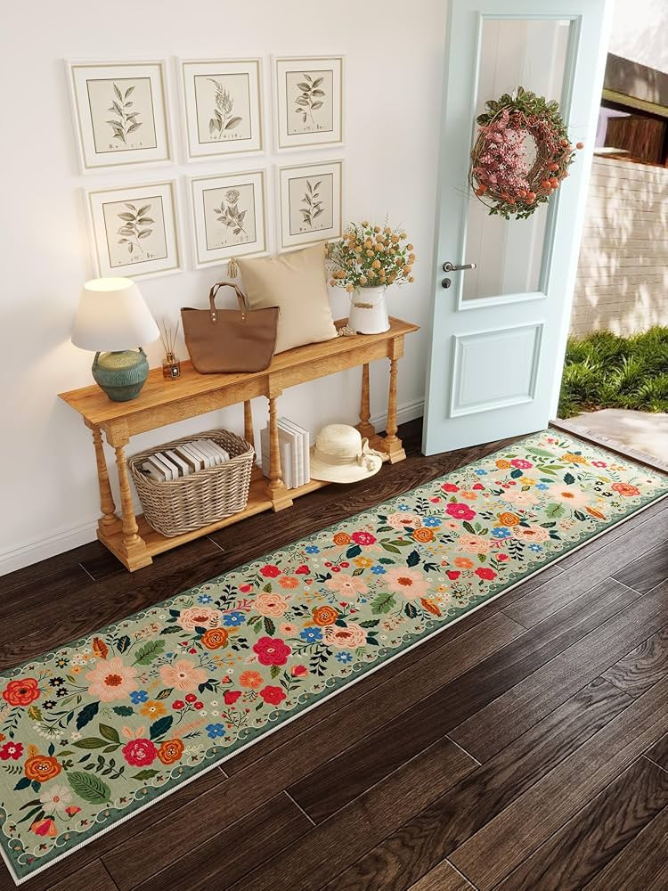 Runners for Hallways Kitchen Runner Rug Non Slip 2'x 10' Long Washable Rugs with Rubber Backing S... | Amazon (US)