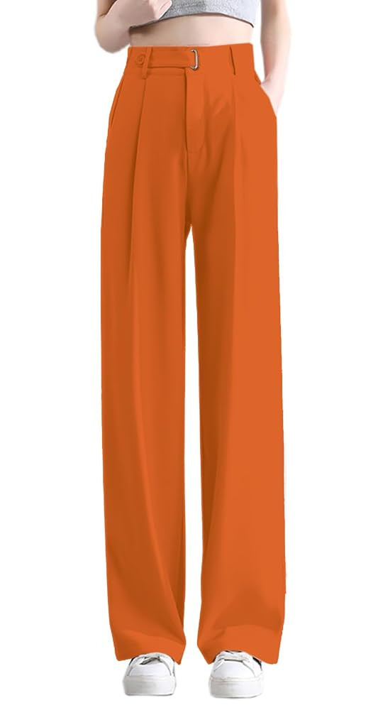 Betusline Women's Wide Leg Pants Business Casual Straight Office Trousers for Women, X-Small-3X-L... | Amazon (US)