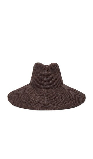 Janessa Leone Waverly Bucket Hat in Chocolate. - size S | Revolve Clothing (Global)