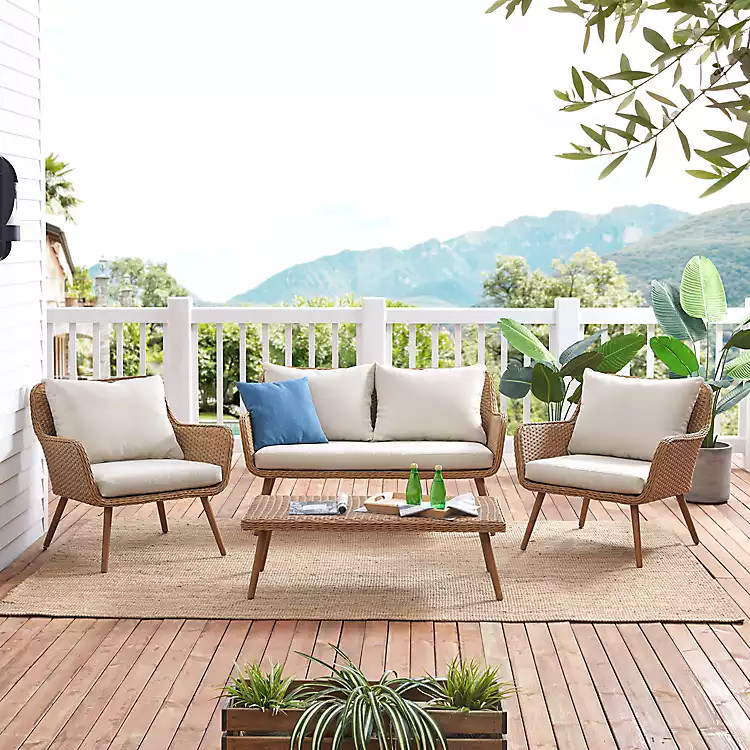 London 4-pc. Outdoor Conversation Set | Kirkland's Home