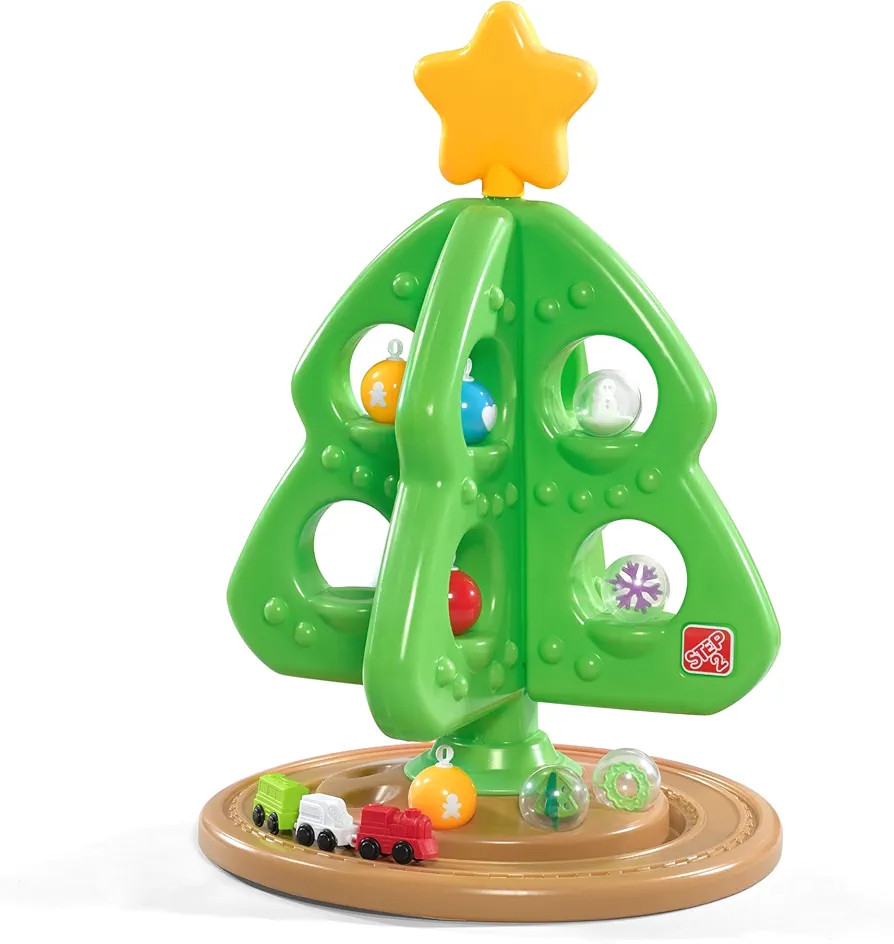 Step2 My First Christmas Tree, Kids Interactive Holiday Tree Toy, 12 Colorful Plastic Ornaments t... | Amazon (CA)