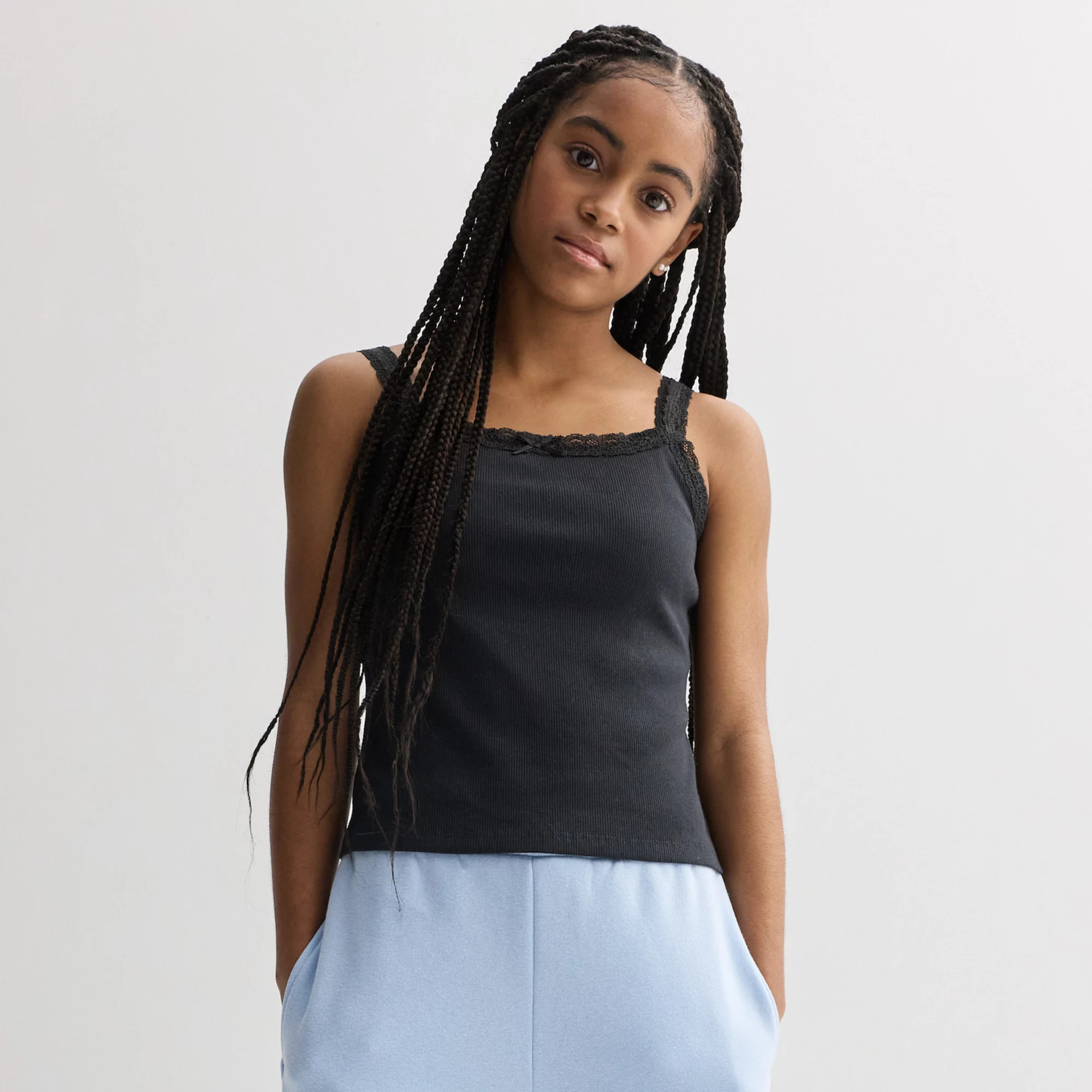 Girls 7-16 SO® Lace Trim Cami in Regular & Plus Size | Kohl's