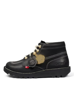 Kickers Unisex kick hi goldie boots in black | ASOS | ASOS (Global)