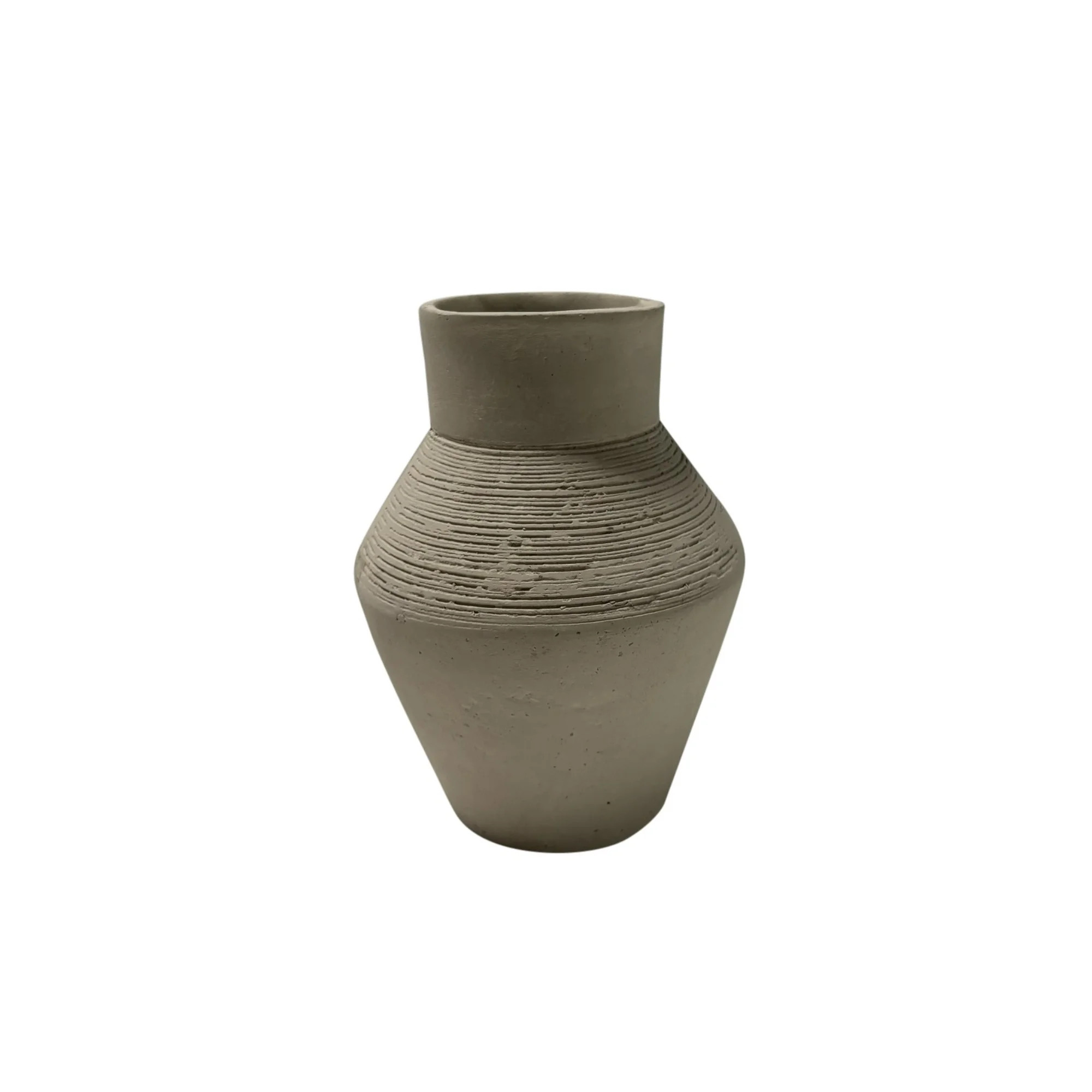 BIDK Home Urn Shaped Paper Mache Vase - 8.5" - White - Walmart.com | Walmart (US)