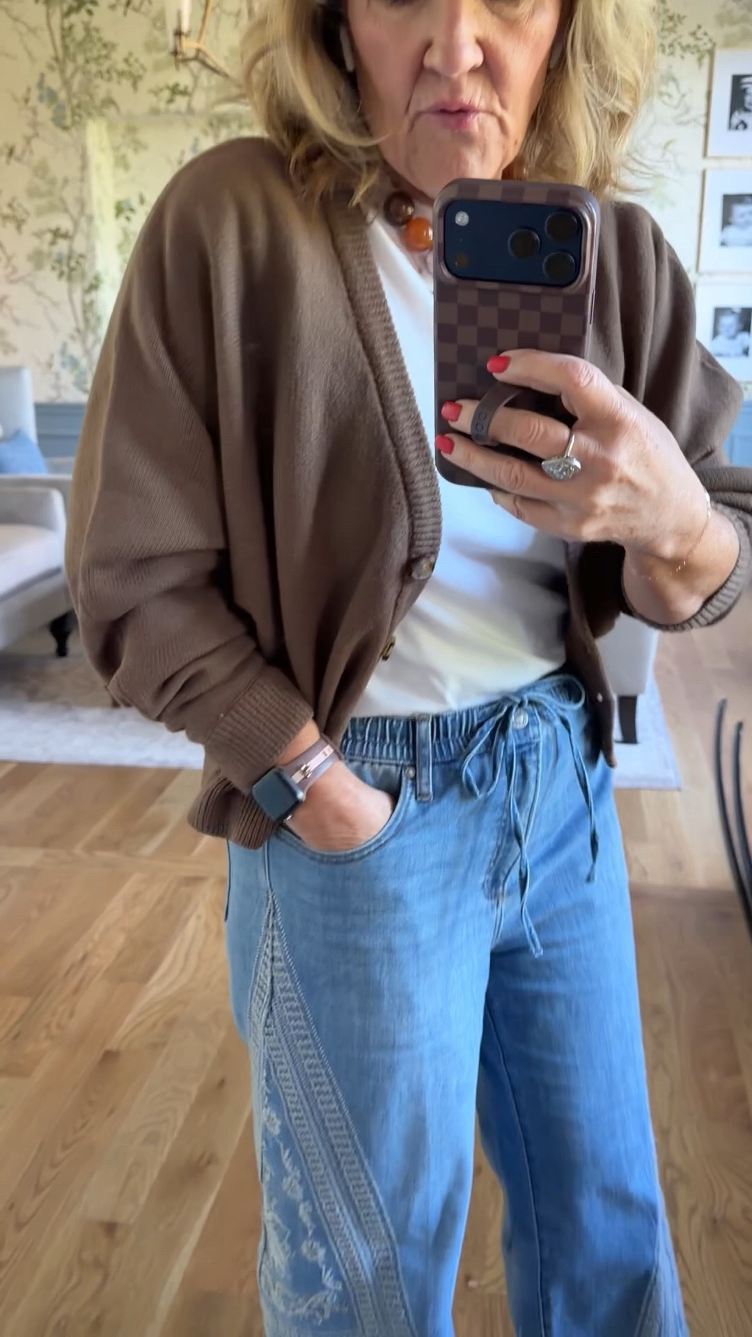 Get the jeans today!!! 40% off 
Wearing a 1.0
Sweater size medium 
T size small 
Comfy shoes that will sell out like last year. Don’t miss out  
20% off electric picks code TAKE20

#LTKootd #LTKSaleAlert #LTKOver40