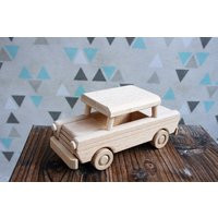 Wooden Car Toy, Trabant, Natural Wooden, Toys, Toddler Gift For Kids, Montessori Toy | Etsy (US)