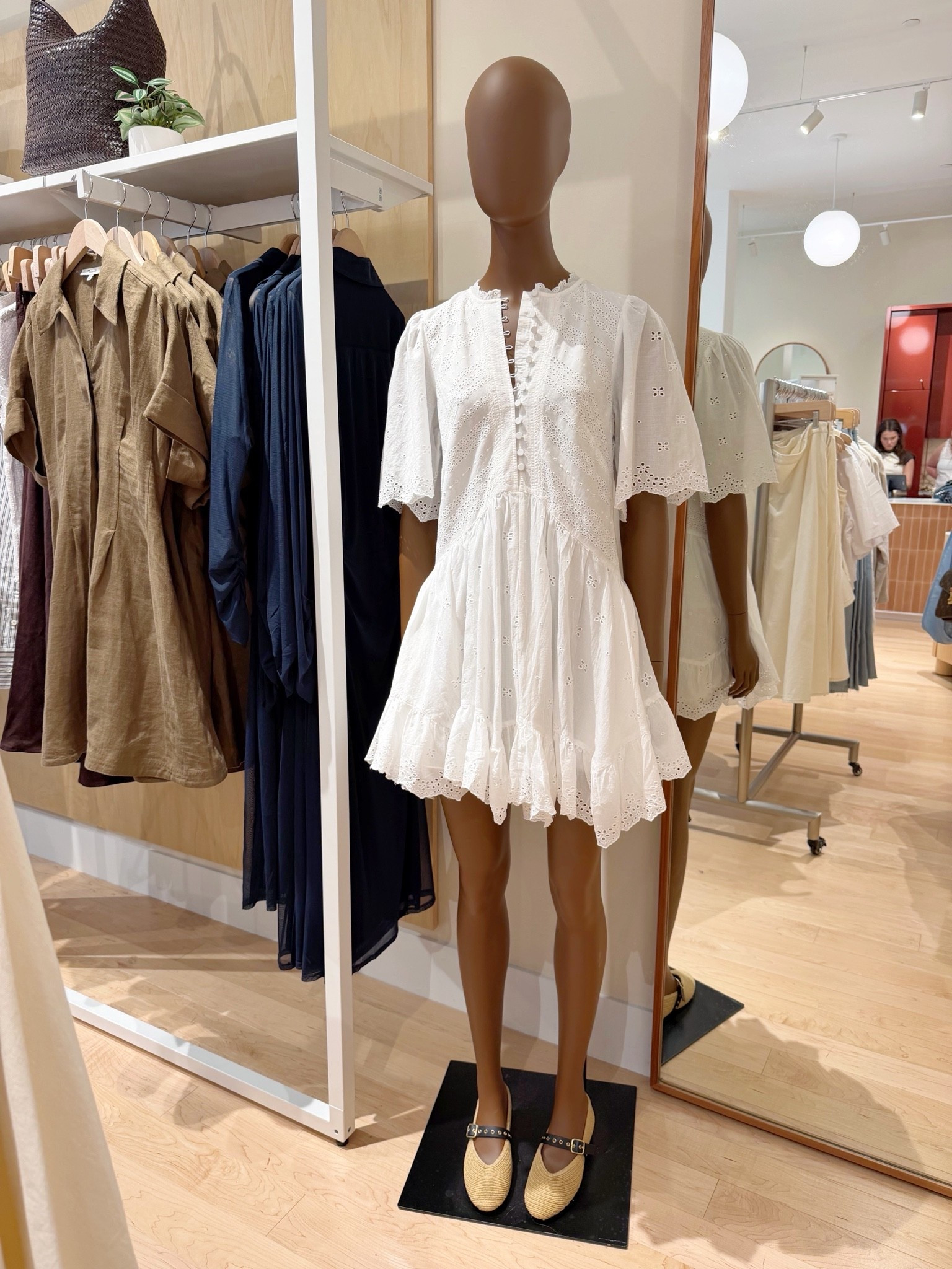 Madewell x LTK Sale! 20% off sitewide with code LTK20. 

This white eyelet dress is so pretty! Love the delicate feminine details and silhouette. These raffia Mary Jane flats are also on sale and great for summer! Wear both throughout the spring and summer. Great vacation outfit too!

#LTKxMadewell #LTKSaleAlert #LTKTravel