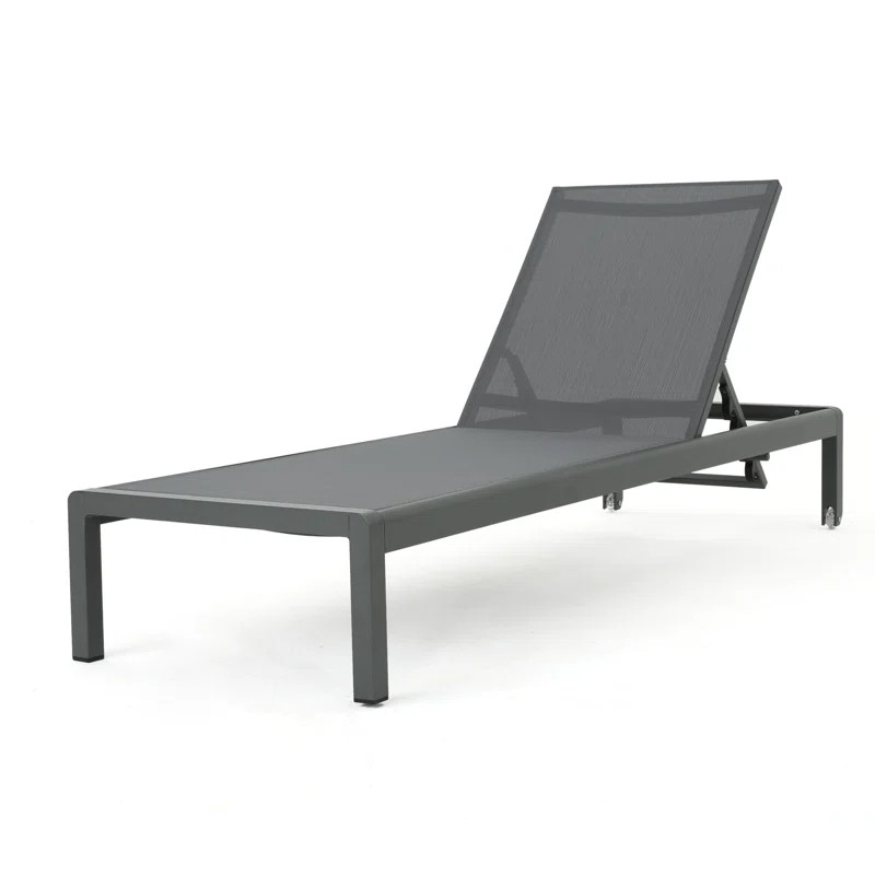 Caggiano Outdoor Metal Chaise Lounge Set (Set of 4) | Wayfair North America