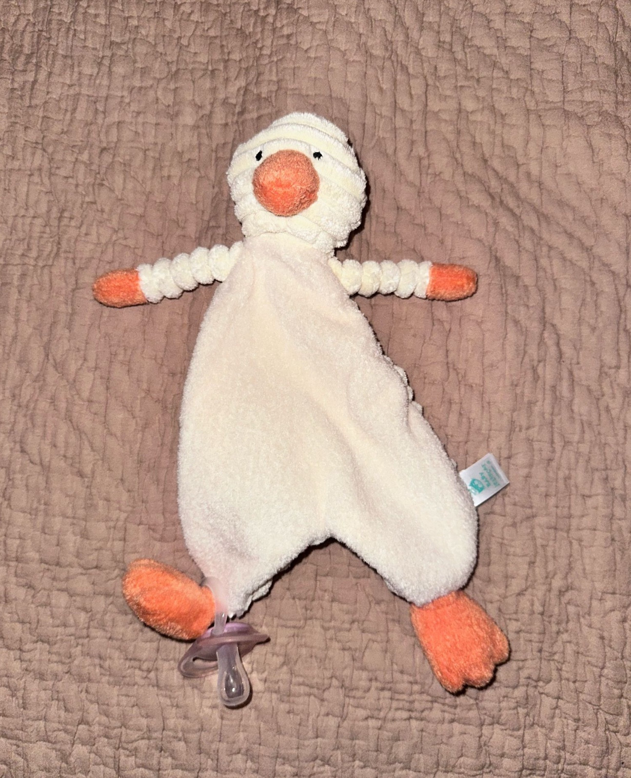 Meet “ducky” 

My top tip for bedtime routine! 

This is a Jellycat one called Cordy Roy with a Tommee tippee dummy attached 

If you baby wakes up because they can’t find their dummy attach it to the foot of a comforter like this! I have two in the cot. Game changer! Worked immediately.

#LTKfamily #LTKkids #LTKbaby