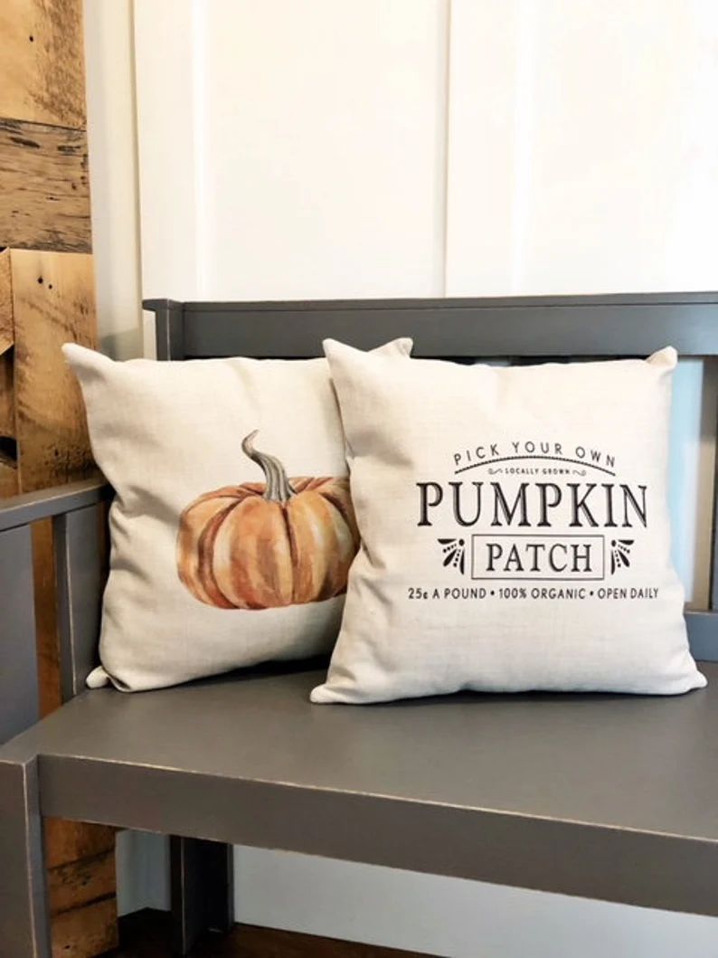 Pumpkin Patch Fall Pillow Cover  Fall Decor  Fall Pillow | Etsy | Etsy (US)