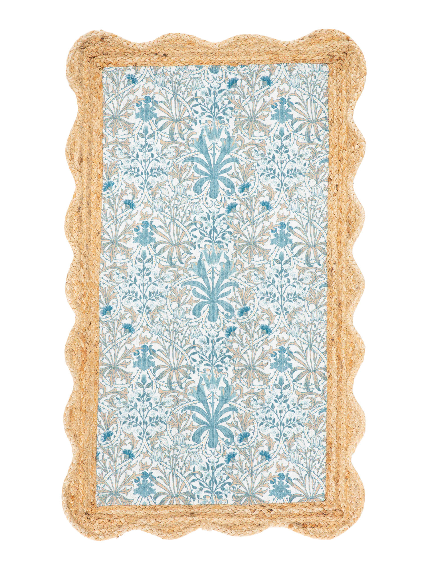 27x45 Jute Border Poppy Floral Printed Runner | Home | Marshalls | Marshalls
