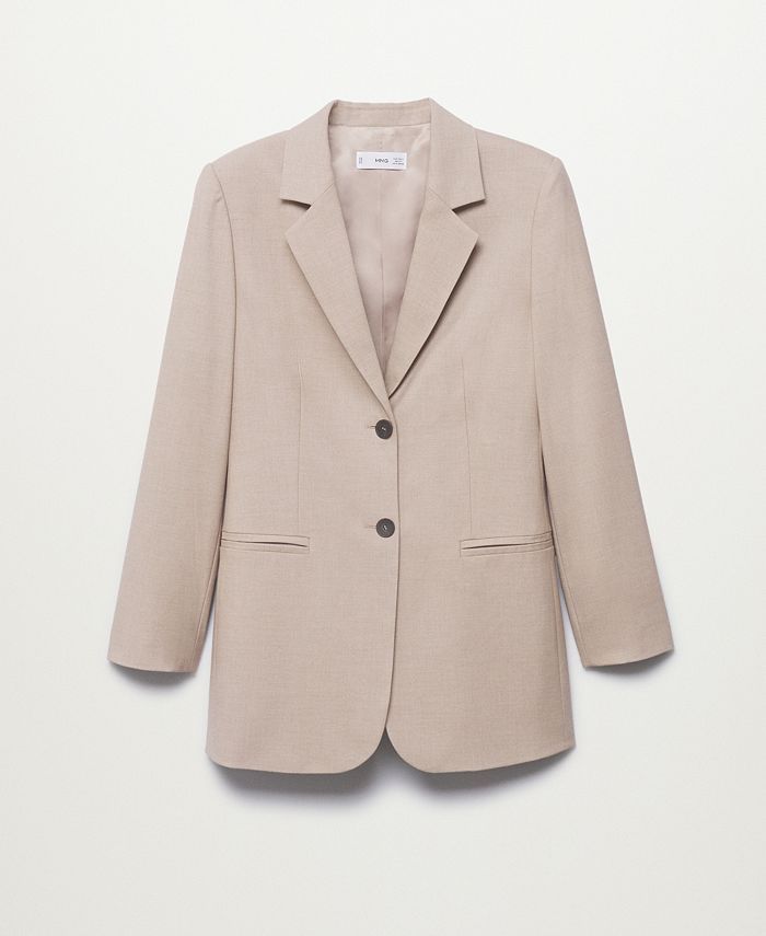 MANGO Women's Patterned Suit Blazer & Reviews - Jackets & Blazers - Women - Macy's | Macys (US)