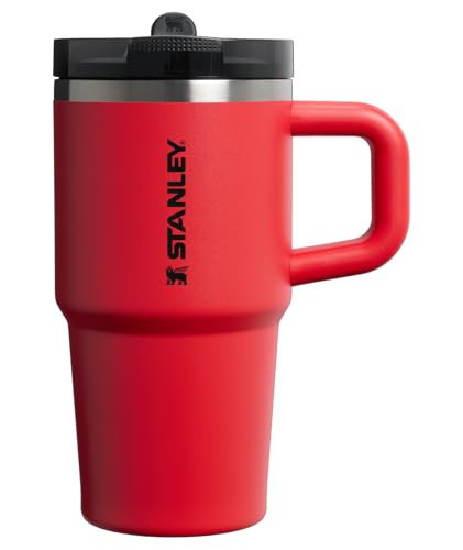STANLEY Quencher ProTour Flip Straw Tumbler with Leakproof Lid 20 oz | Built-In Straw & Handle | Cupholder Compatible for Travel | Insulated Stainless Steel Cup | BPA-Free | Chili Black | Amazon (US)